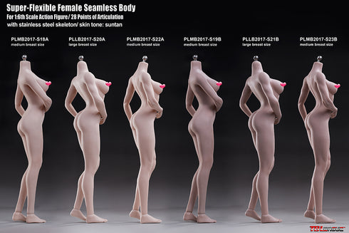 Phicen TBLeague S23B Suntan, Medium Bust Female Seamless 1/6 Body Action Figure